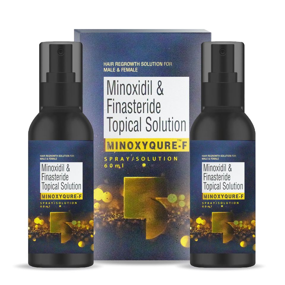 Minoxidil 5% & FINASTERIDE for Male and Female 3 month supply [ 3 x 60ml ] Expiry 2026-06