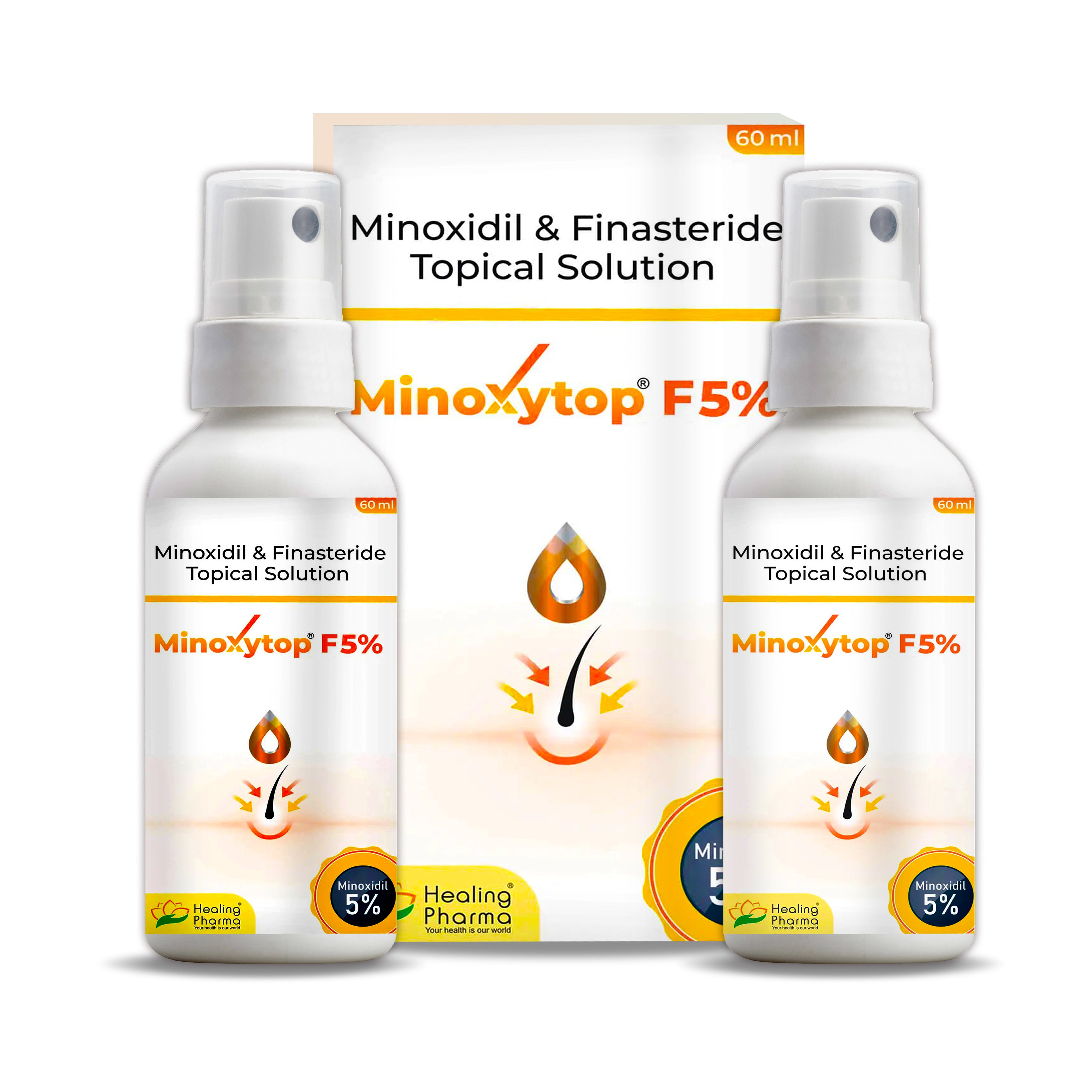 Minoxytop 5% with FINASTERIDE 2 months supply [ 2 x 60ml ]